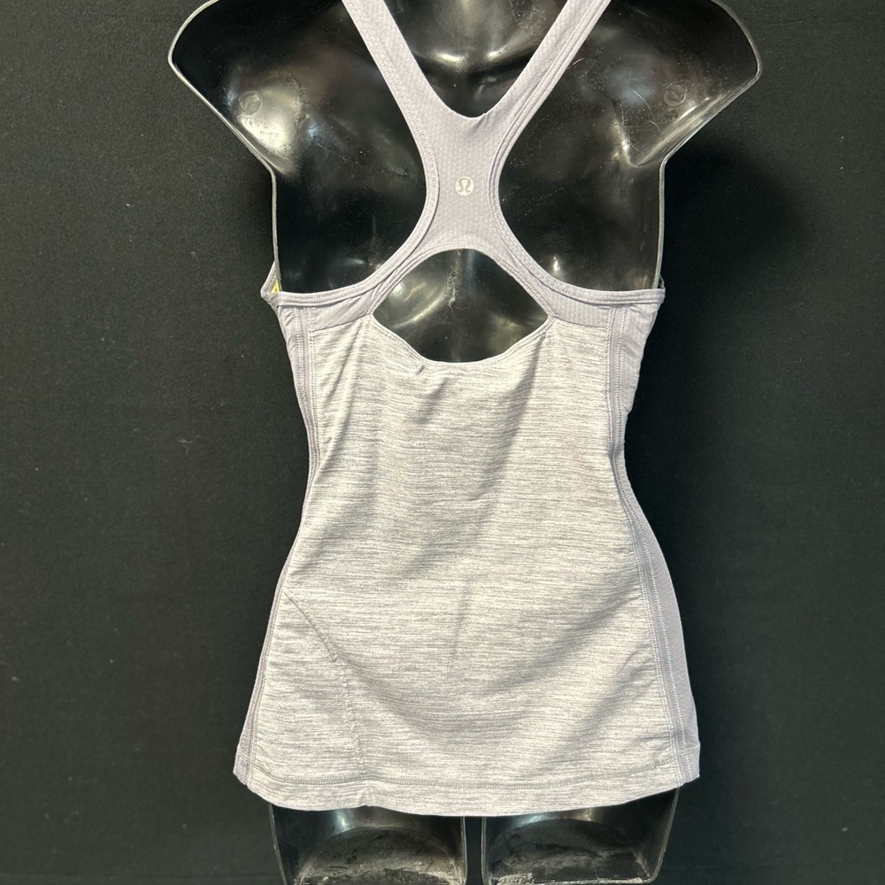 Lululemon Athletica Heather Grey get fit tank. - Picture 5 of 9